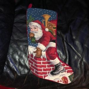 Vintage Santa Stocking